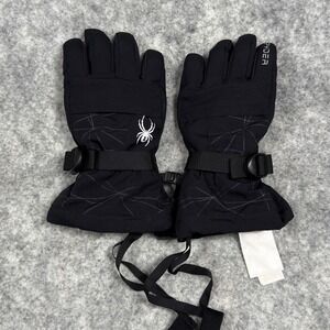 Spyder Mens XL Black Ski Gloves Insulated Winter Snowboarding 197046 F19